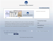 Tablet Screenshot of continentalgrain.com